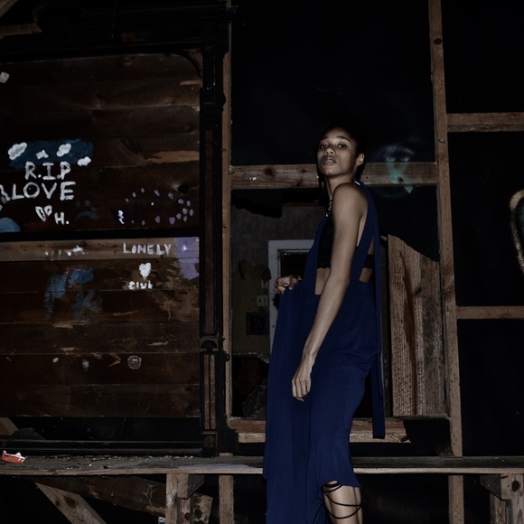 Blue maxi dress - Picture 2 of 2